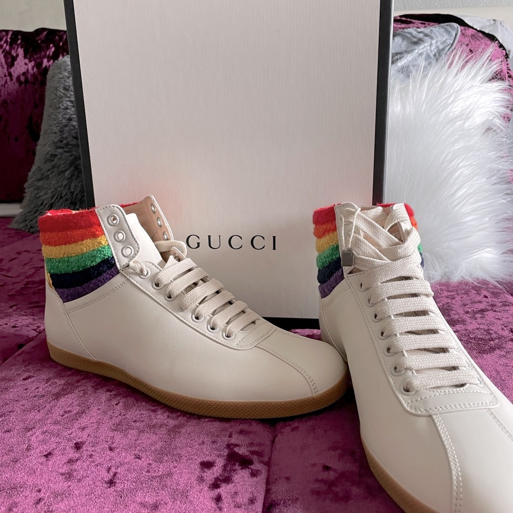Gucci Bambi Rainbow Sneakers